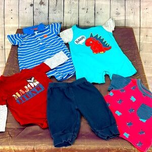 Carters baby boys bundle‎ 3 months 5 pieces